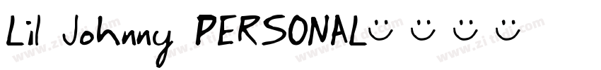 Lil Johnny PERSONAL字体转换